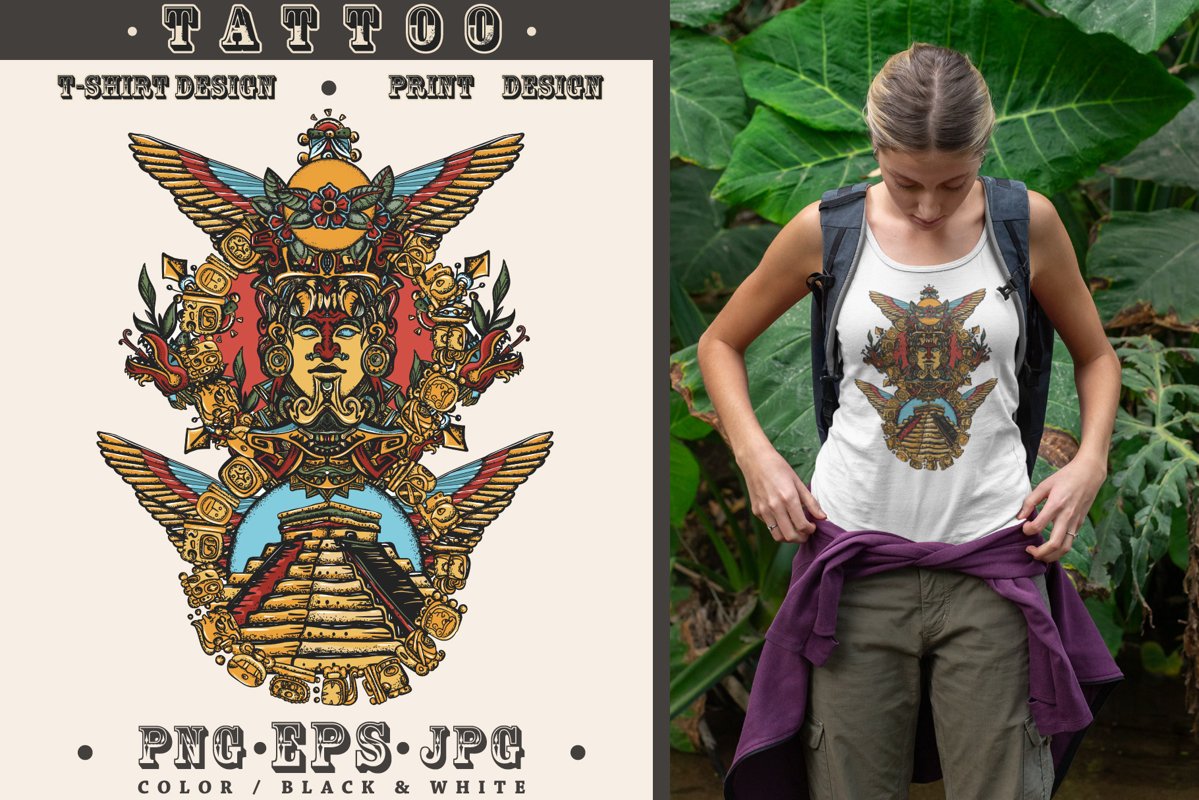 Mayan totem example image 1