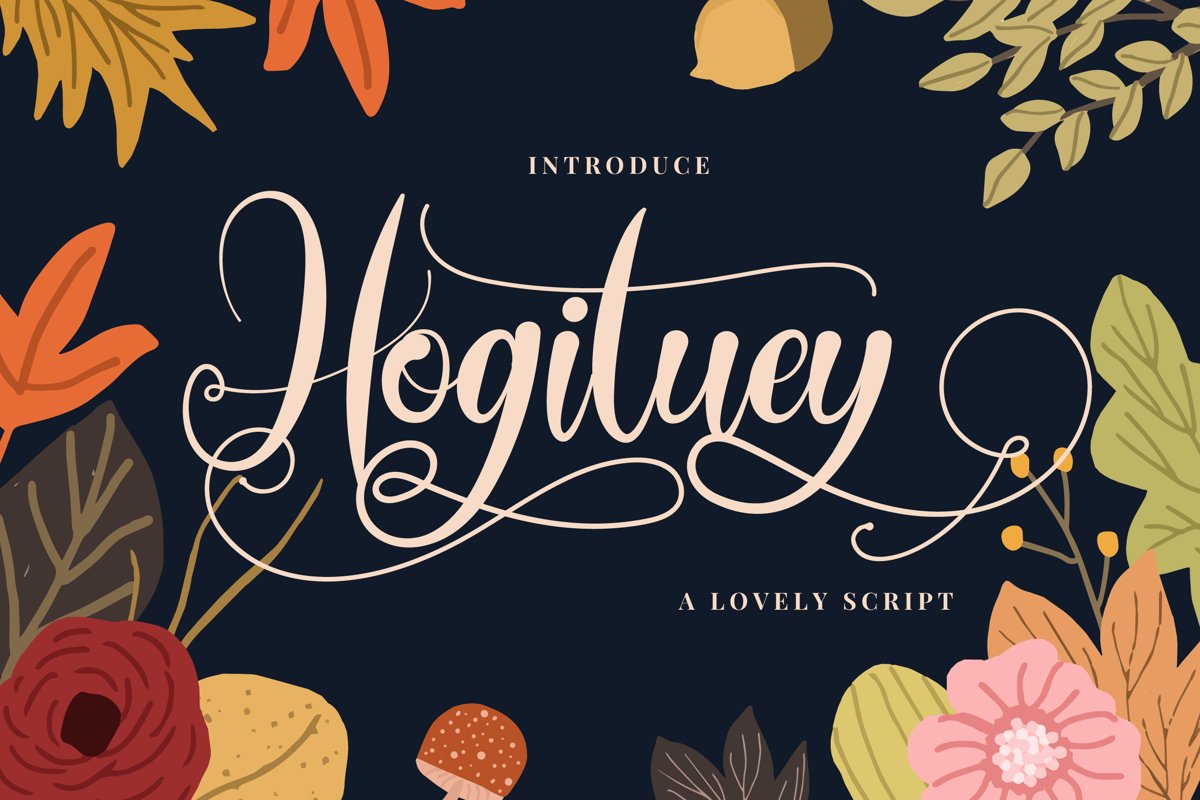 Hogituey | Candy Funny Font example image 1