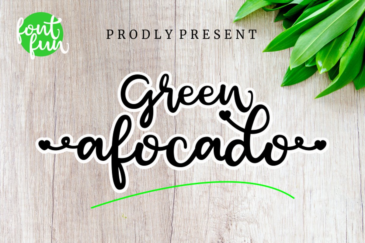 Green afocado example image 1