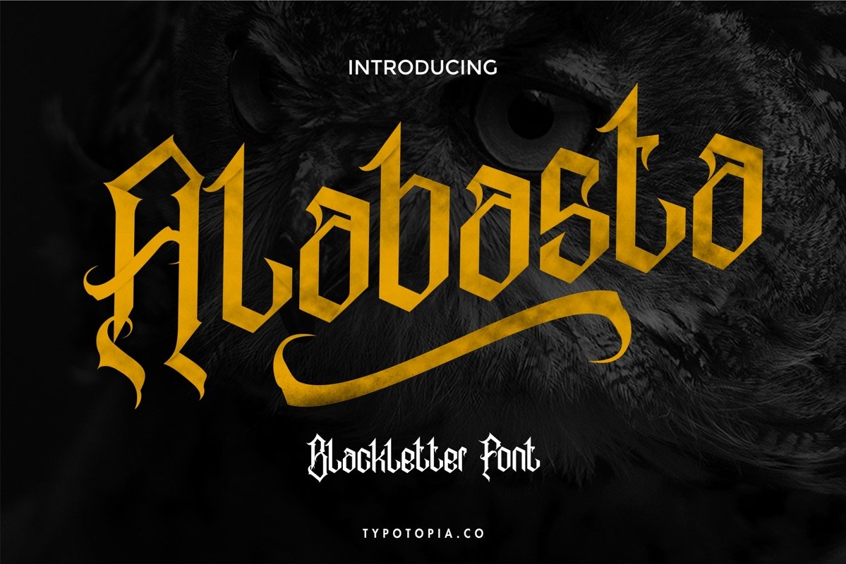 Alabasta - The Blackletter Font example image 1