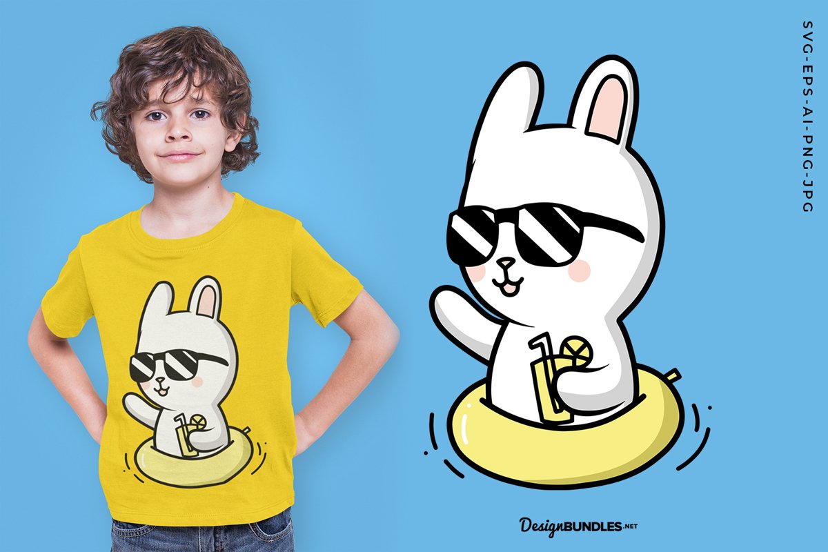 Summer White Rabbit example image 1