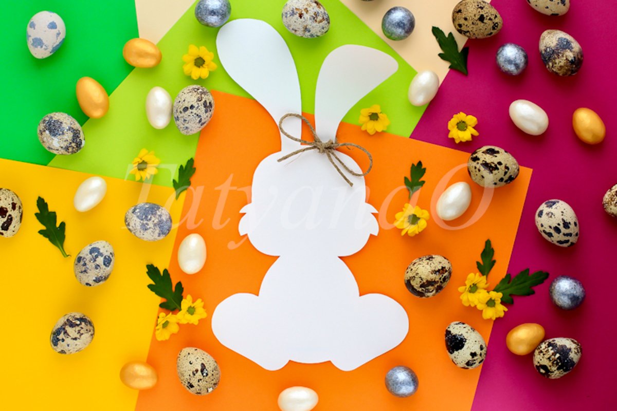Creative trend concept of Easter. example image 1