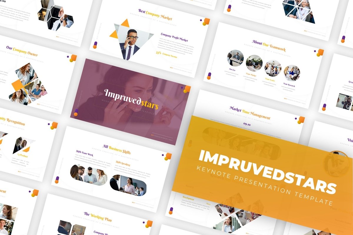 Impruvedstars - Keynote Template example image 1