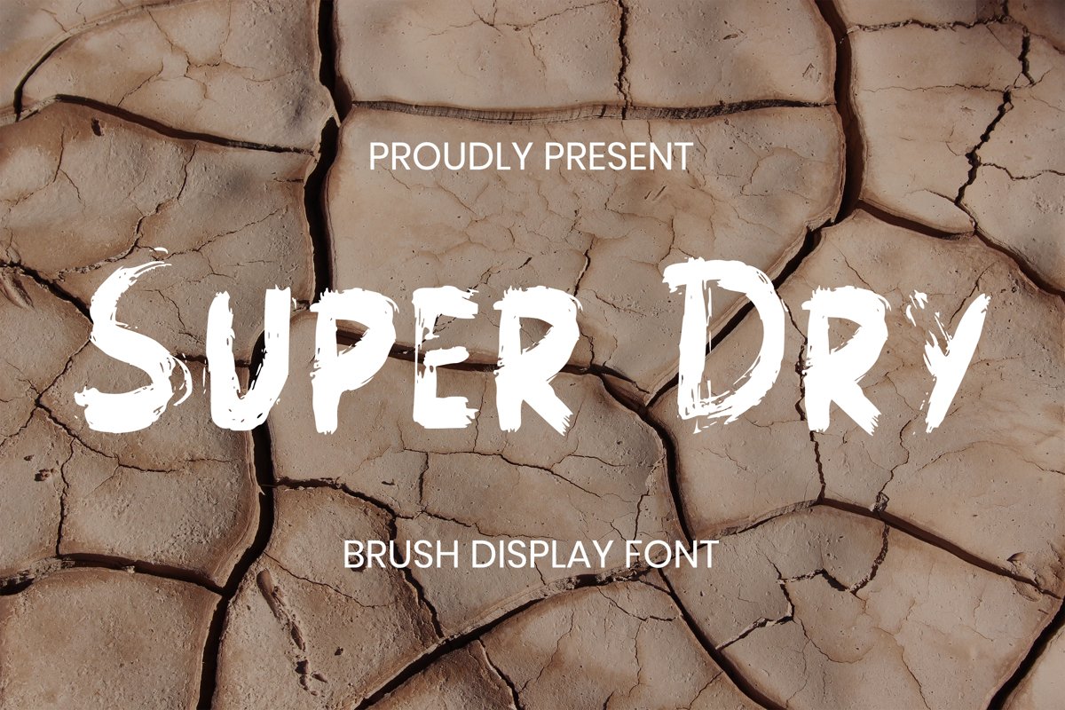Super Dry Font example image 1