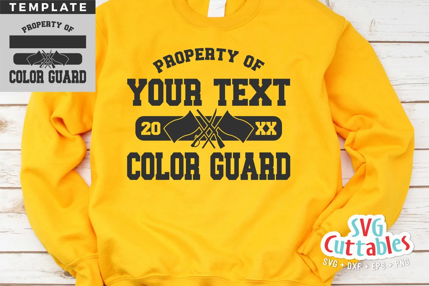 Color Guard SVG | Color Guard Template 0016 product image 1