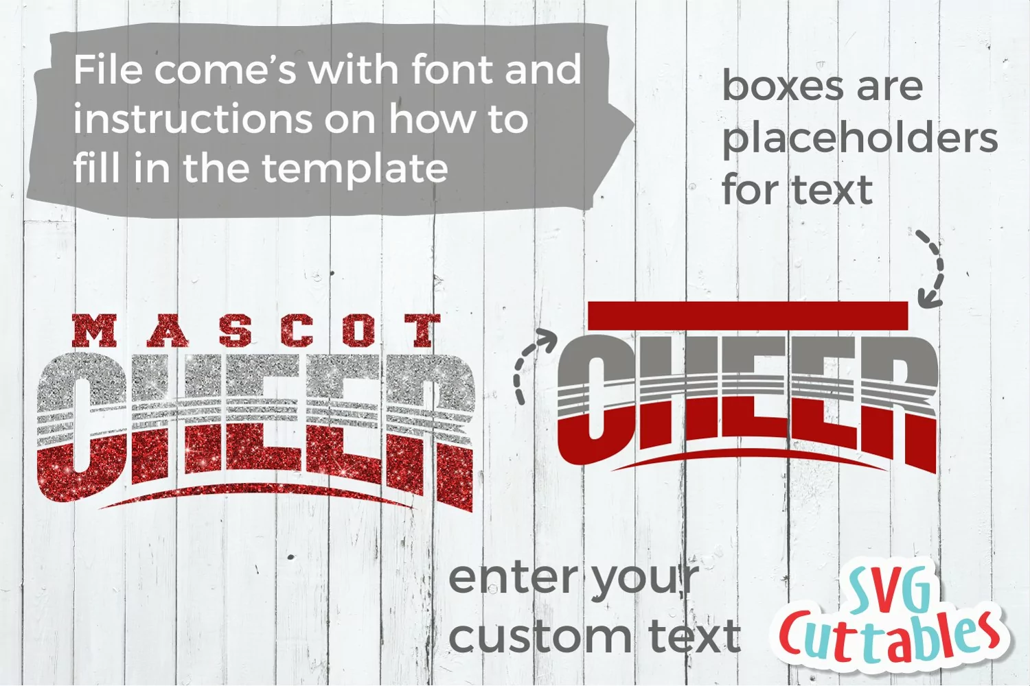 Cheer SVG | Cheer Template 0029 | Shirt Design product image 1
