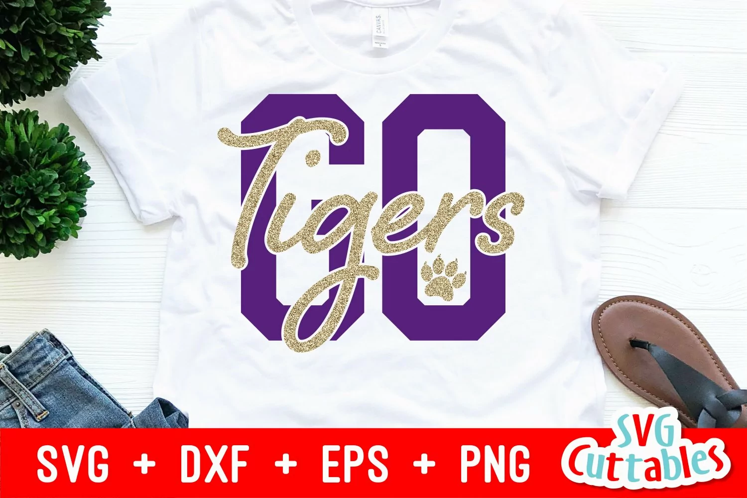 Go Tigers SVG | Shirt Design product image 1