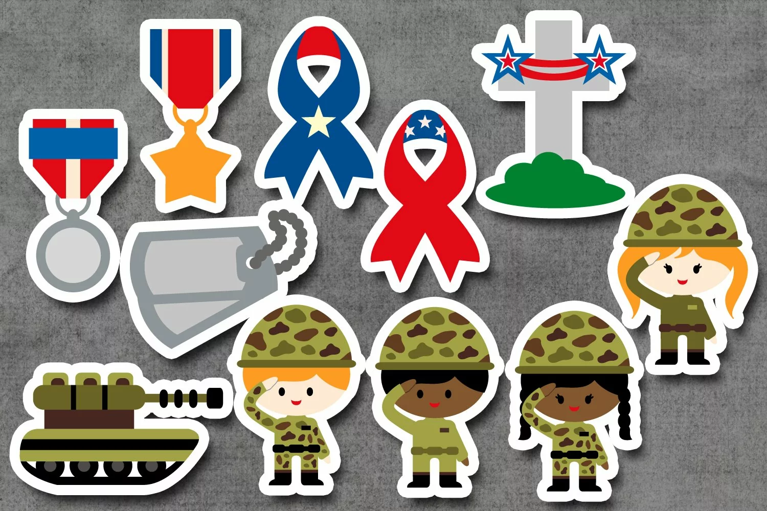 Memorial day graphic illustrations product image 1