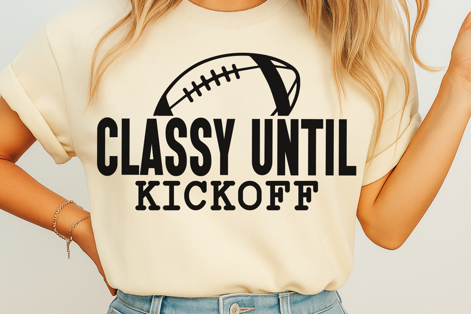 Classy Until Kickoff SVG product image 1