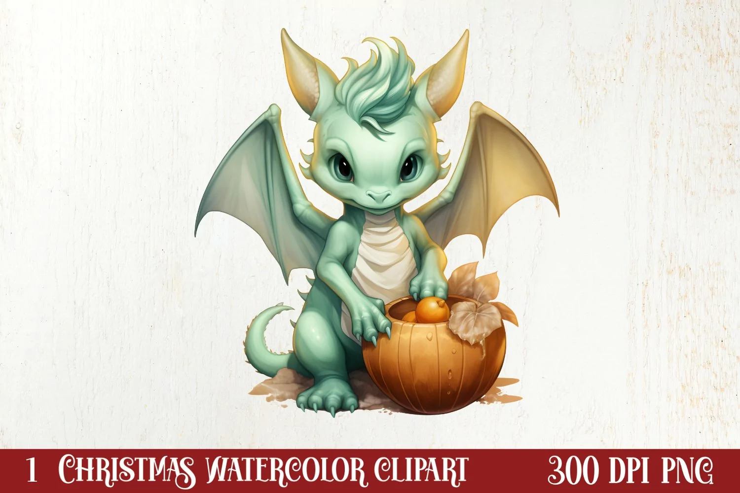 Winter Wonderland Postage Stamp Clipart , Christmas PNG product image 1