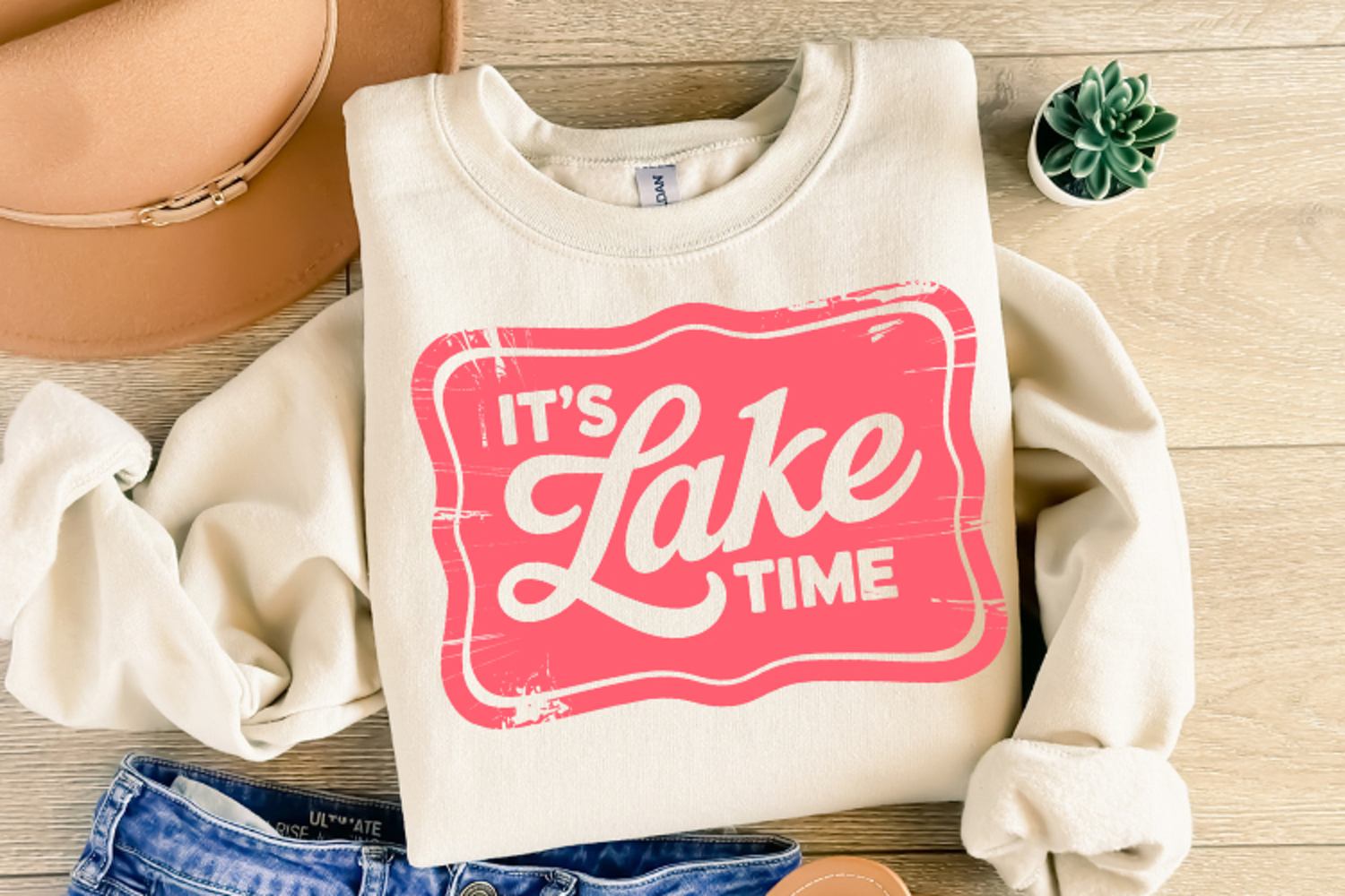 It's lake time svg | Svg Cut Files | Shirt Svg product image 1