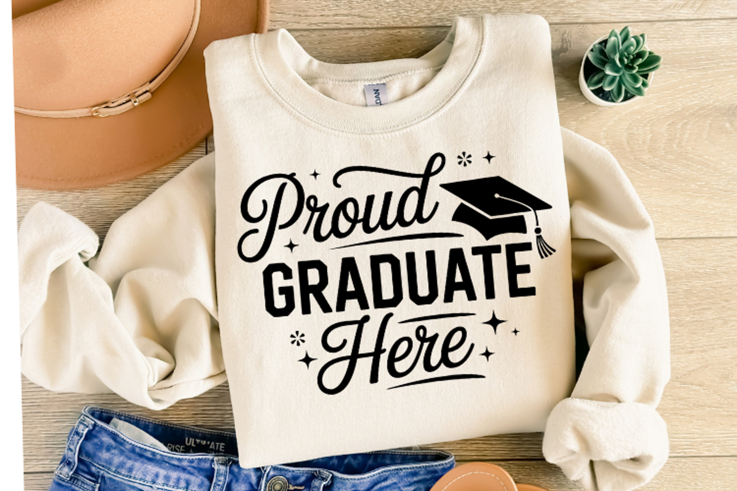 Proud Graduate Here svg | Graduation Svg | Shirt Svg product image 1