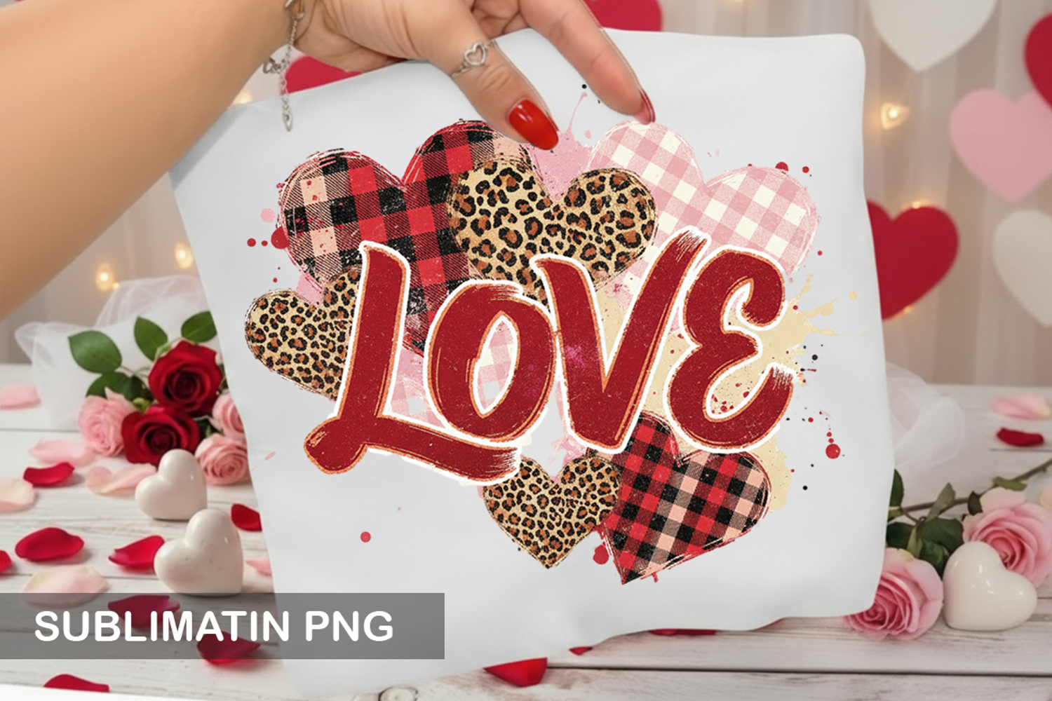 Valentine 's Day Sublimation - Valentine Sublimation PNG Des product image 1