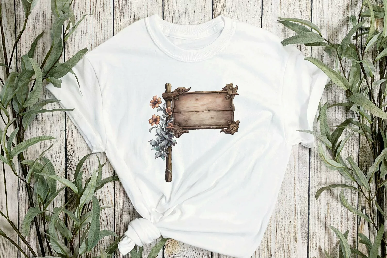 Vintage Warm Wooden Sublimation Clipart product image 1