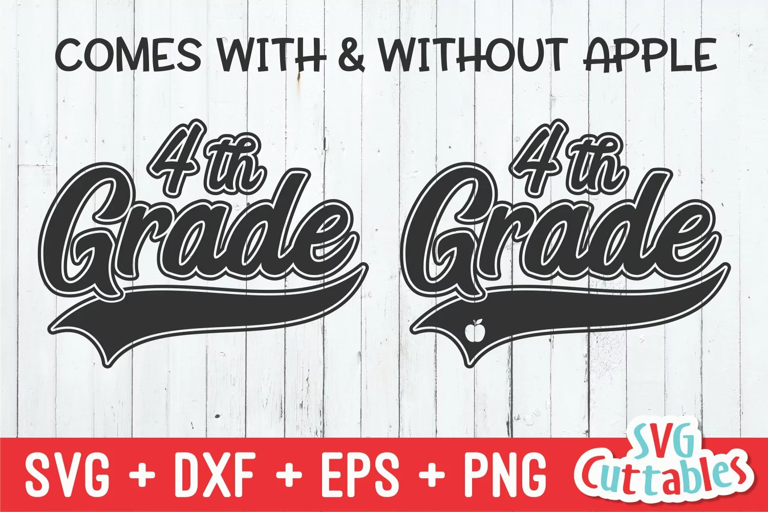 Fourth Grade | Teacher Cut File | Shirt Design product image 1