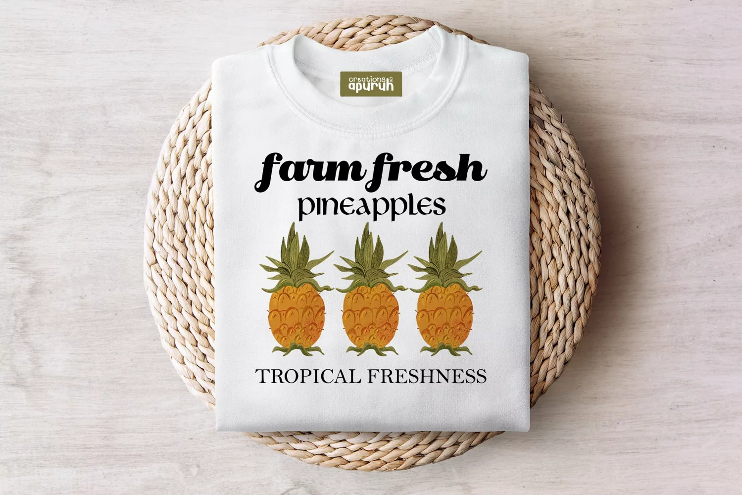 Farm Fresh Market's Vintage Fruit Tee Sublimation Design 12 product image 1