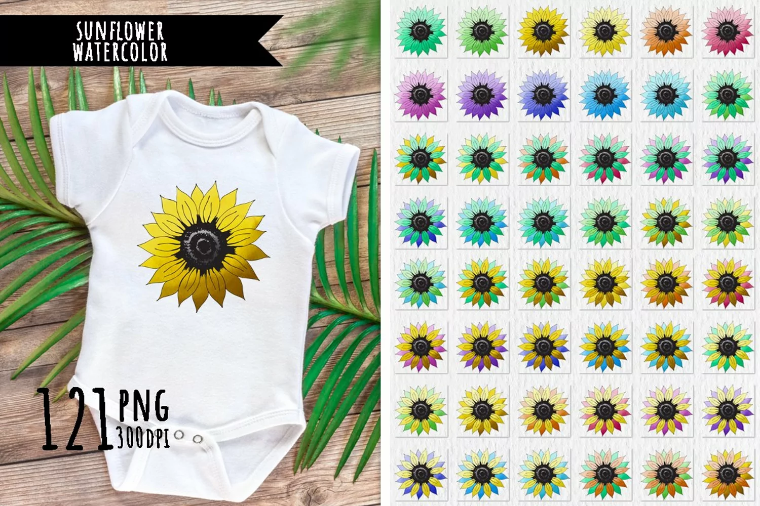 121 Colorful Sunflower product image 1