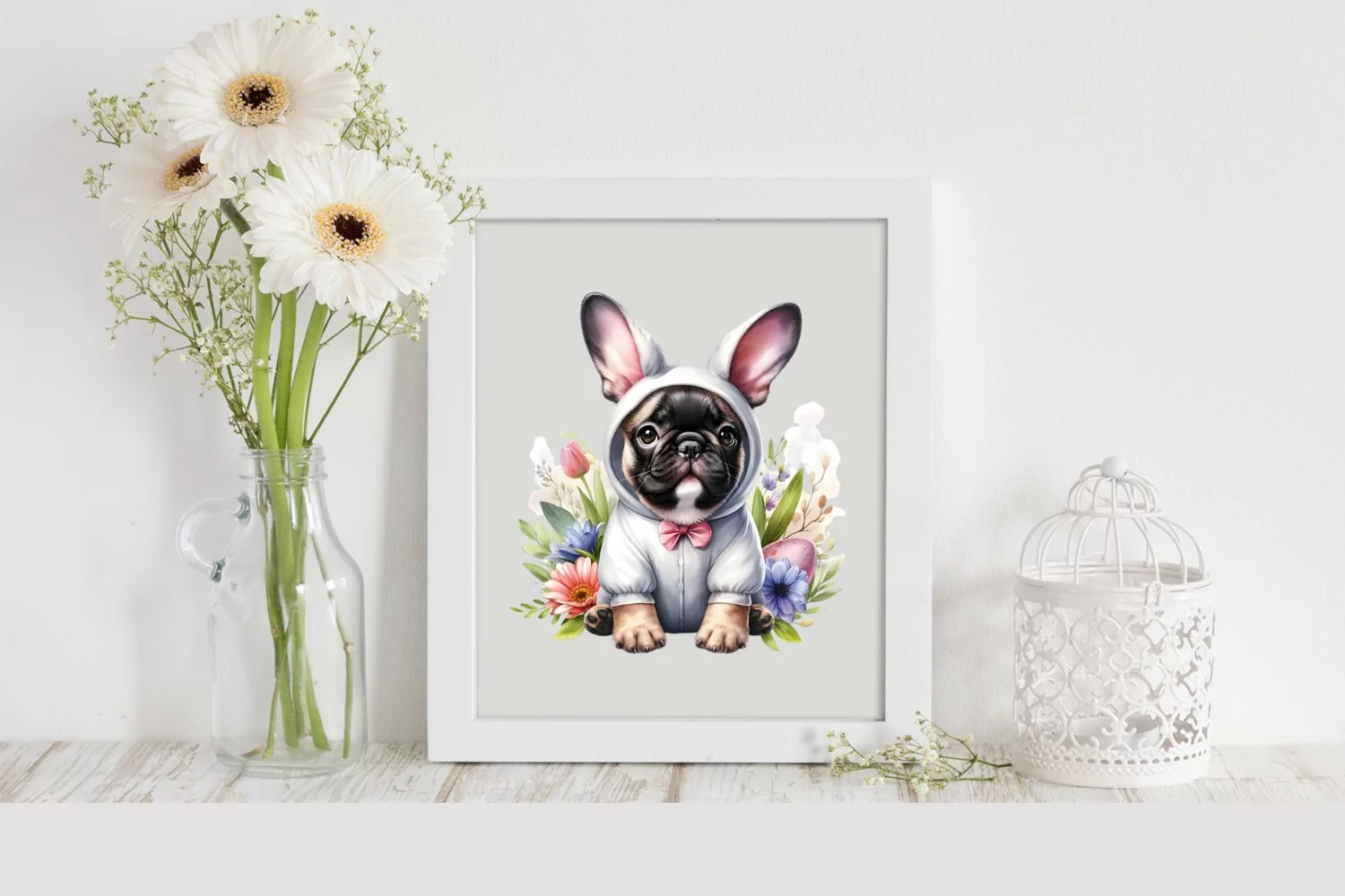 French Bulldog , Clipart |T-shirt, Mug, Tumbler product image 1
