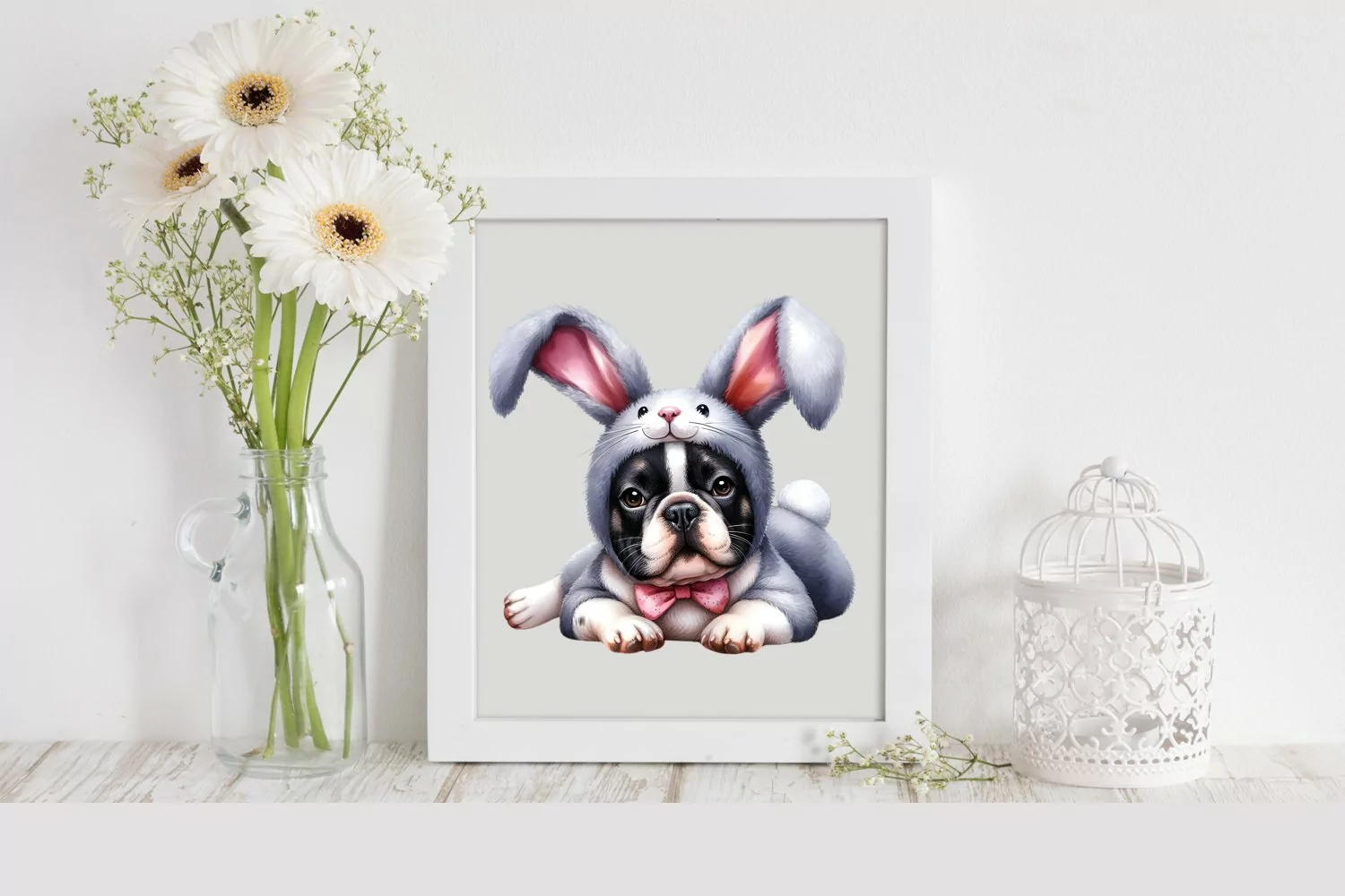 French Bulldog , Clipart |T-shirt, Mug, Tumbler product image 1