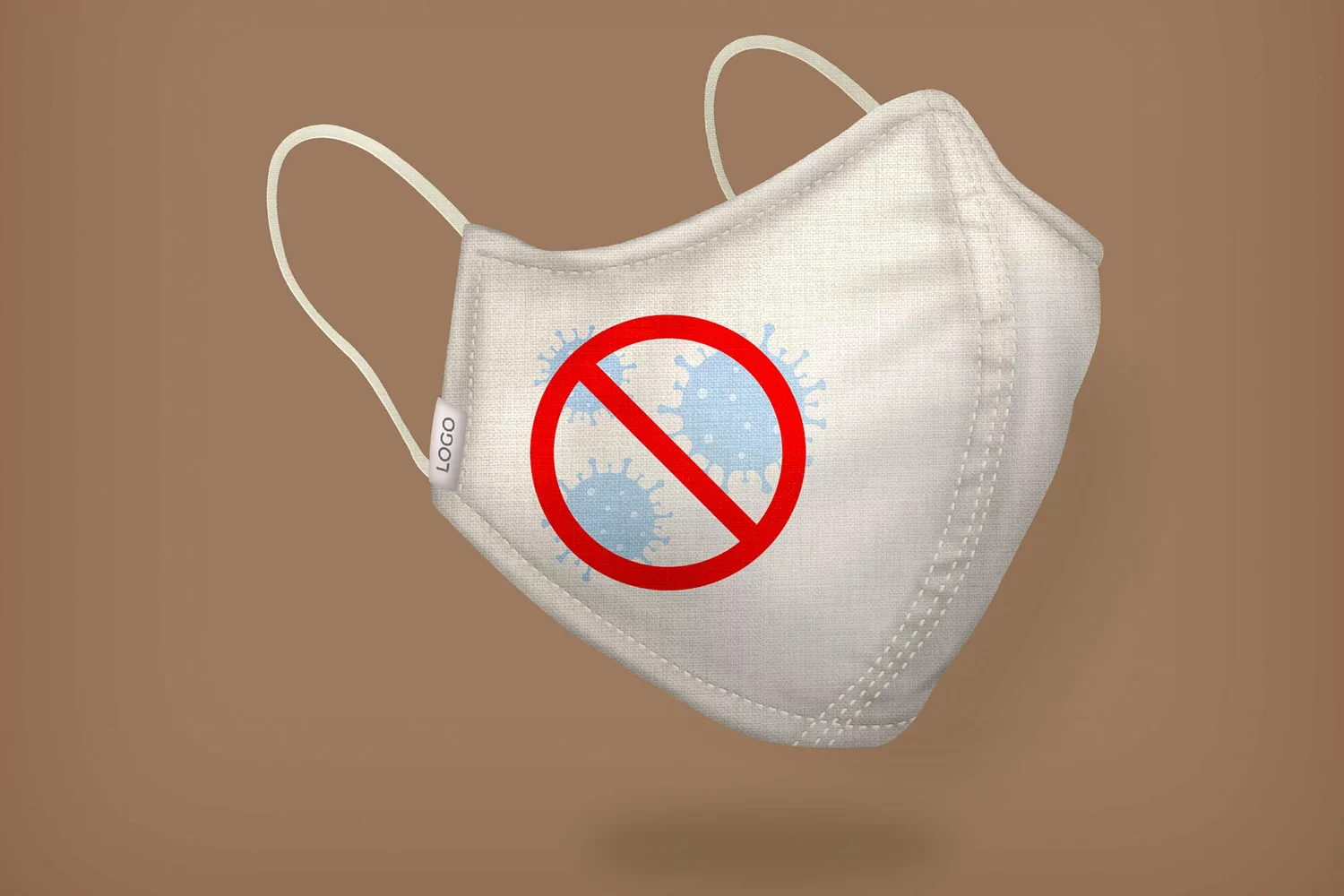 Coronavirus Covid 19 Svg file, Stop sign with corona virus product image 1