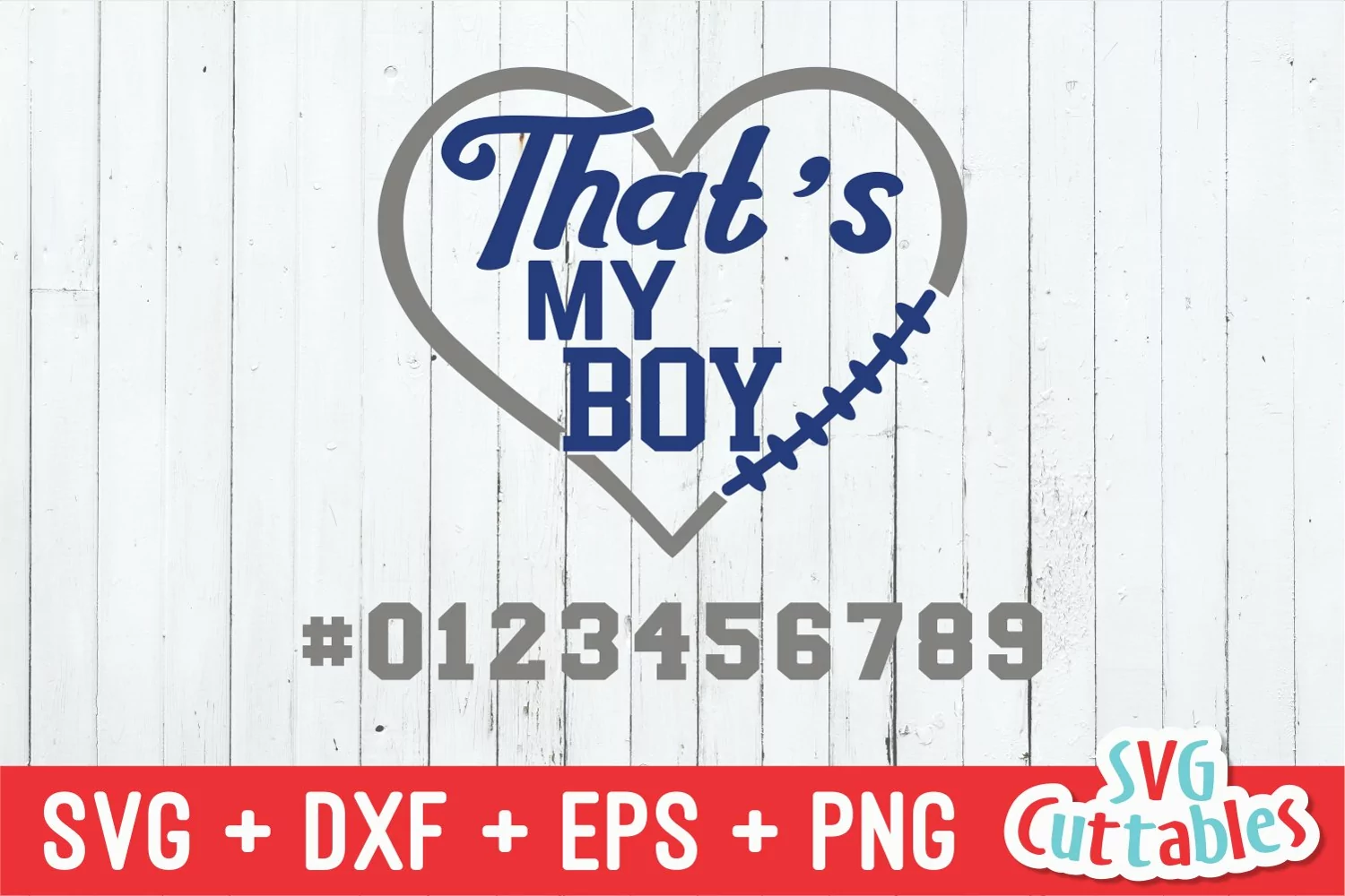 Football SVG | That's My Boy | Shirt Design product image 1