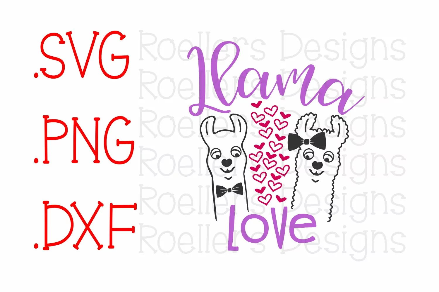 Llama Svg, Llama Love Svg, Llama Llama Svg, Mama Llama Svg product image 1