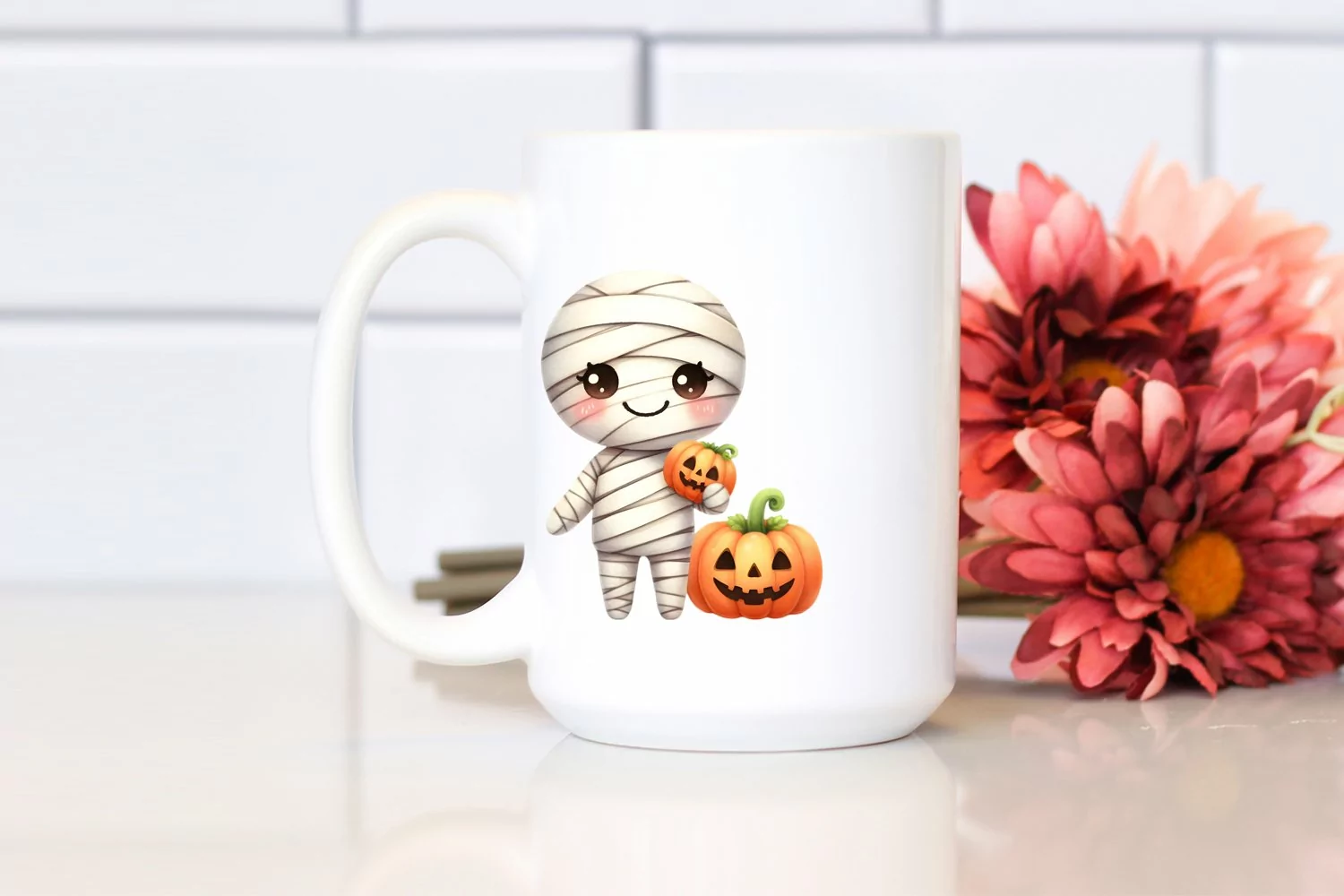 Simple Retro Cute Ghost, White Background PNG product image 1