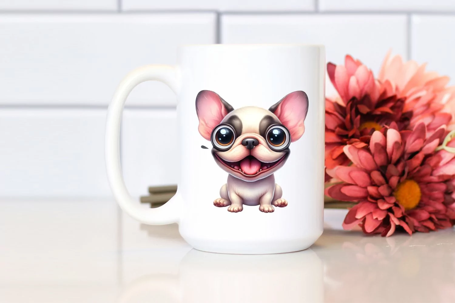 Crazy Looking French Bulldog | Sublimation | Clipart product image 1