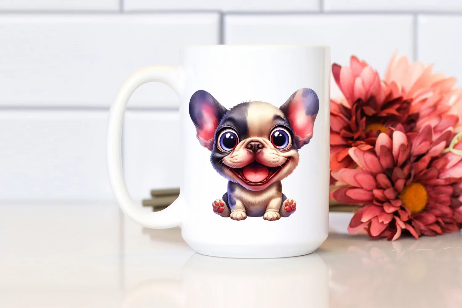 Crazy Looking French Bulldog | Sublimation | Clipart product image 1