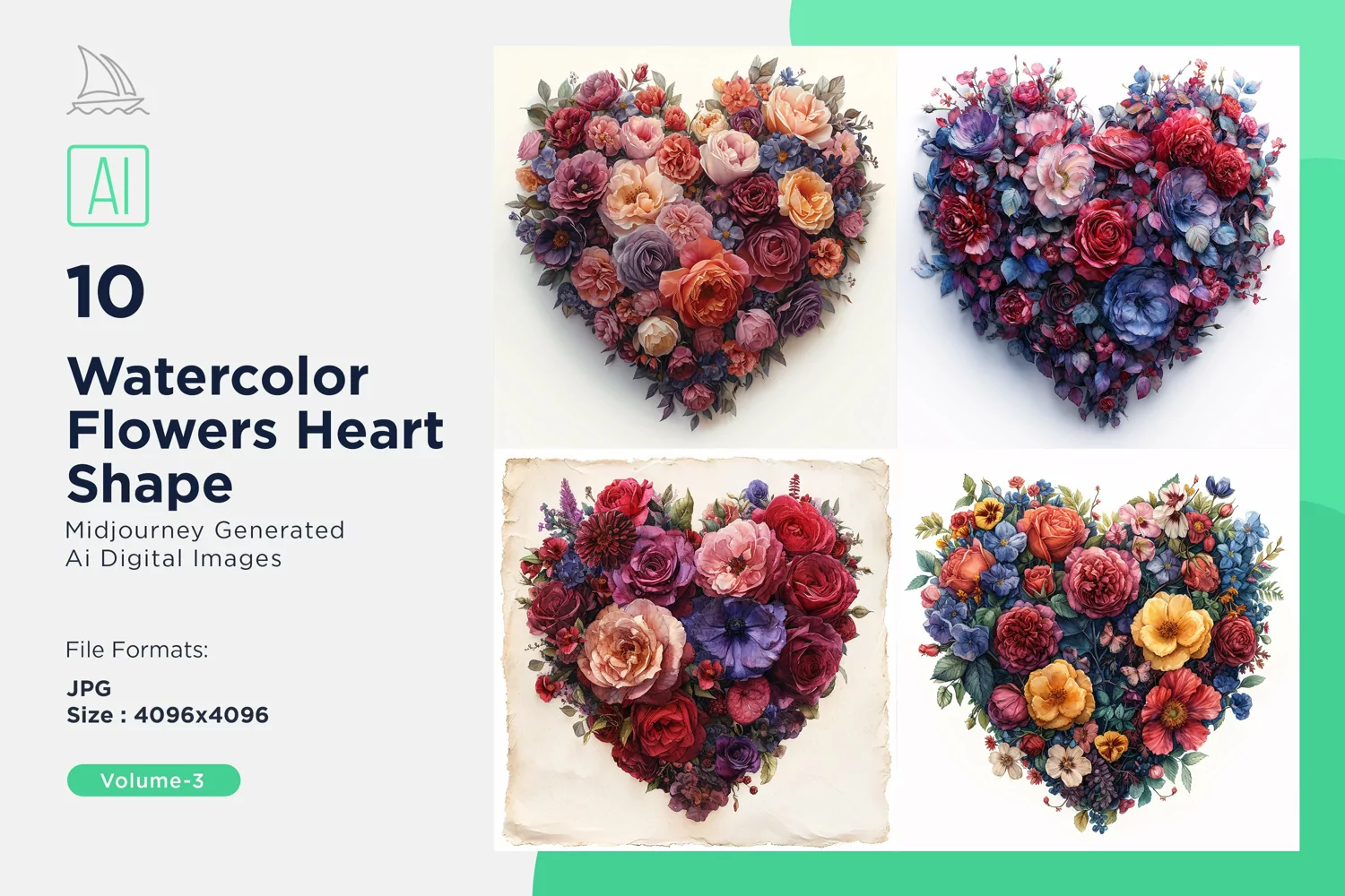 Flowers Heart Shape Hearts Aglow Celebrating Love product image 1