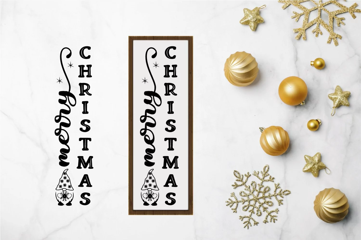 Christmas porch sign. Vertical signs SVG. Farm Porch Sign. product image 1