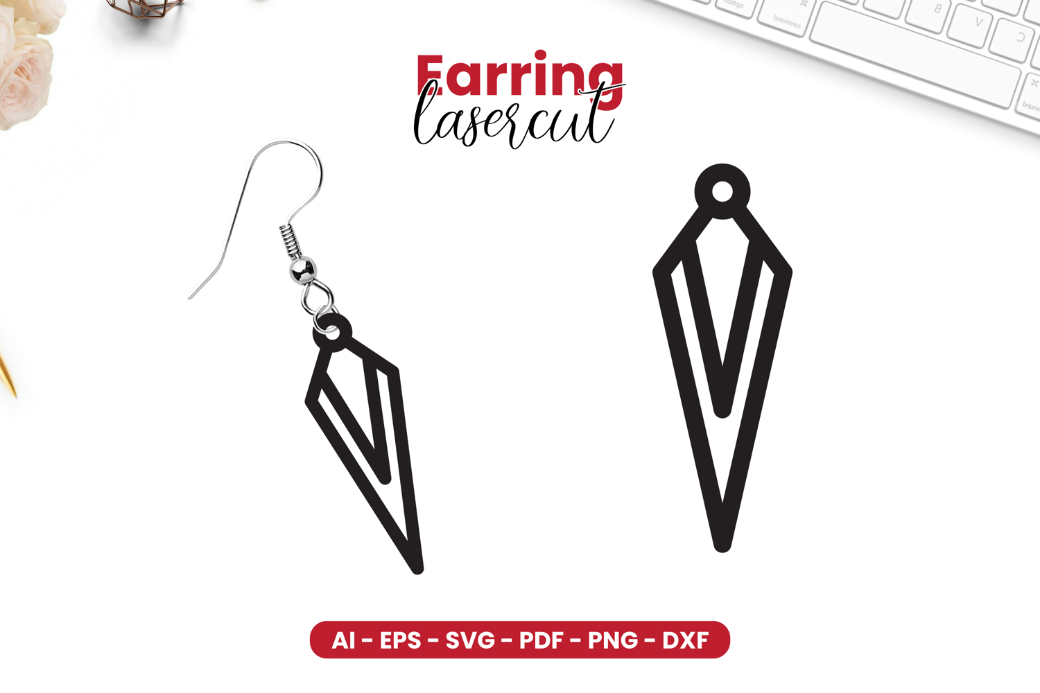 Earring LaserCut - Lasercut File product image 1