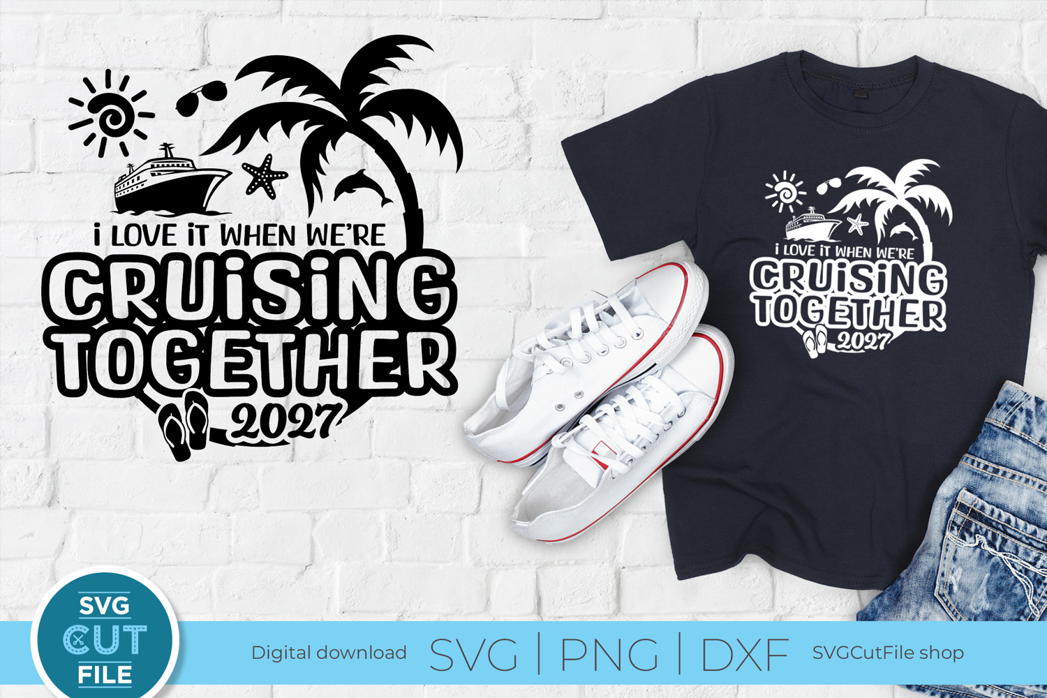 2027 Cruising Together Couples svg or Wife and Husband product image 1