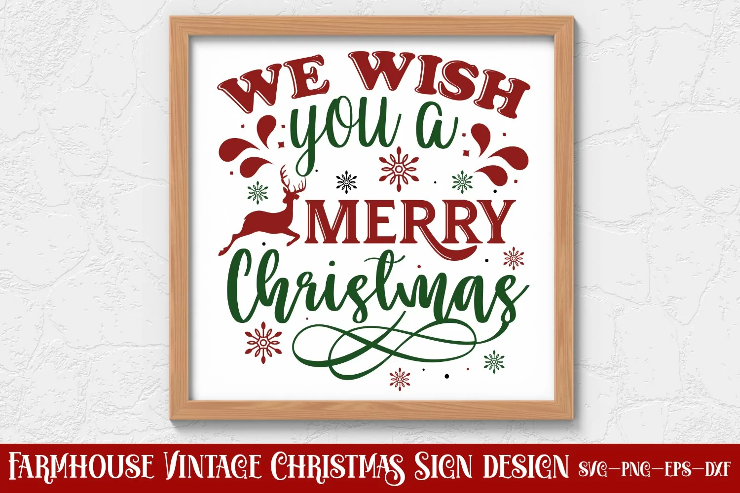 We wish you a merry christmas SVG, Christmas SVG product image 1
