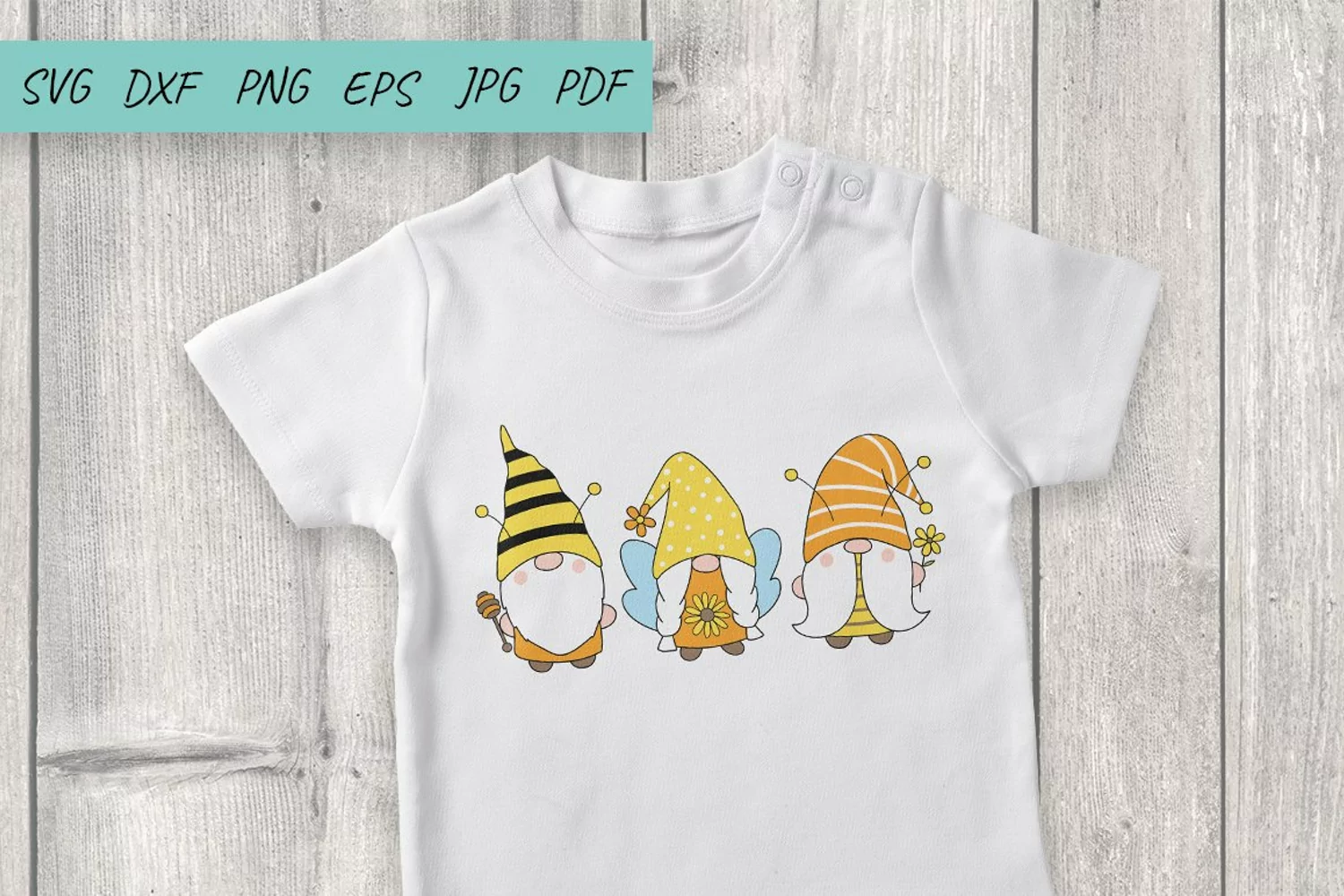 Bee SVG, Bumble Bee Gnome, Farmhouse, Honey Bee Gnome product image 1