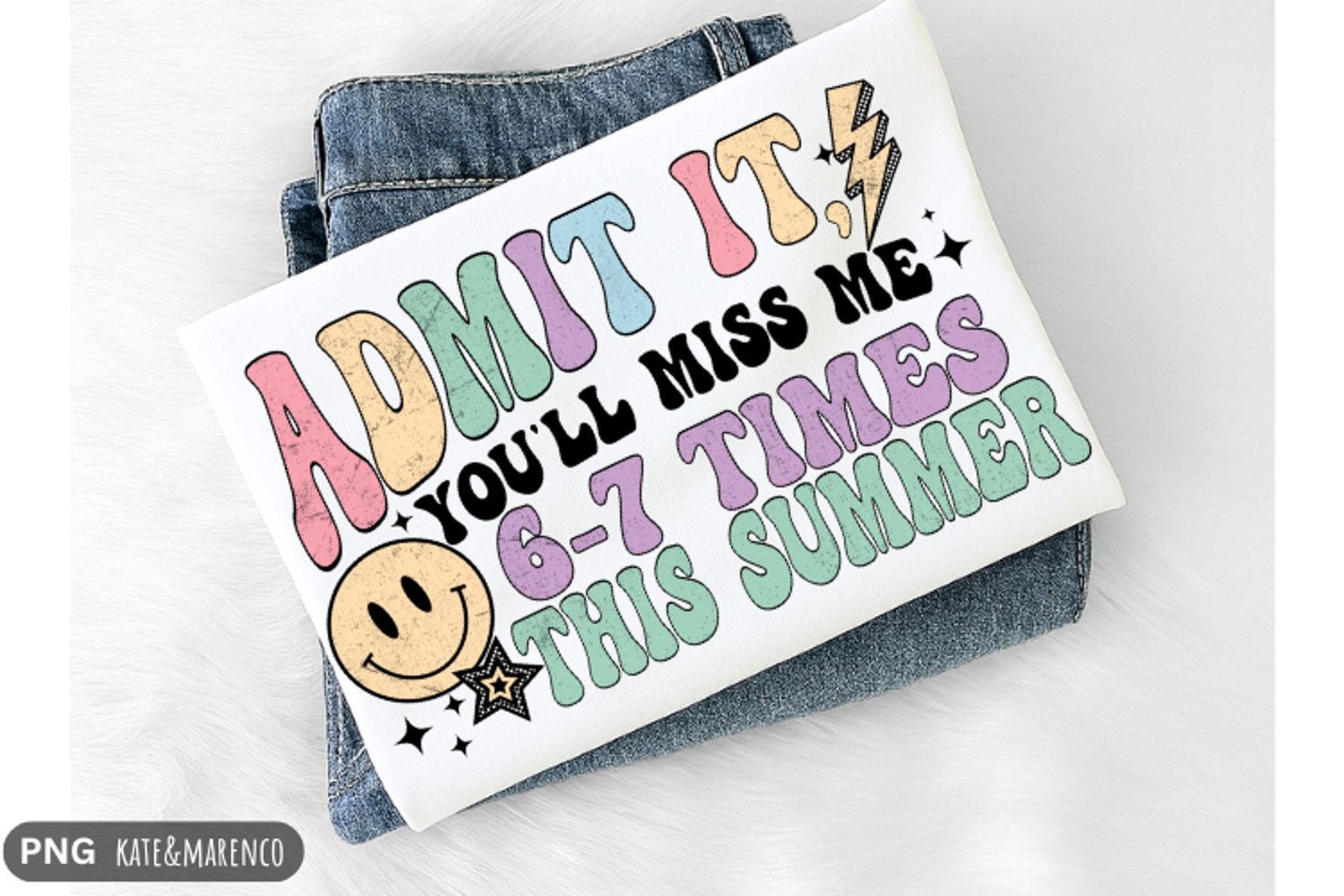 Teacher Last Day of School PNG | Funny 6-7 End of School PNG product image 1