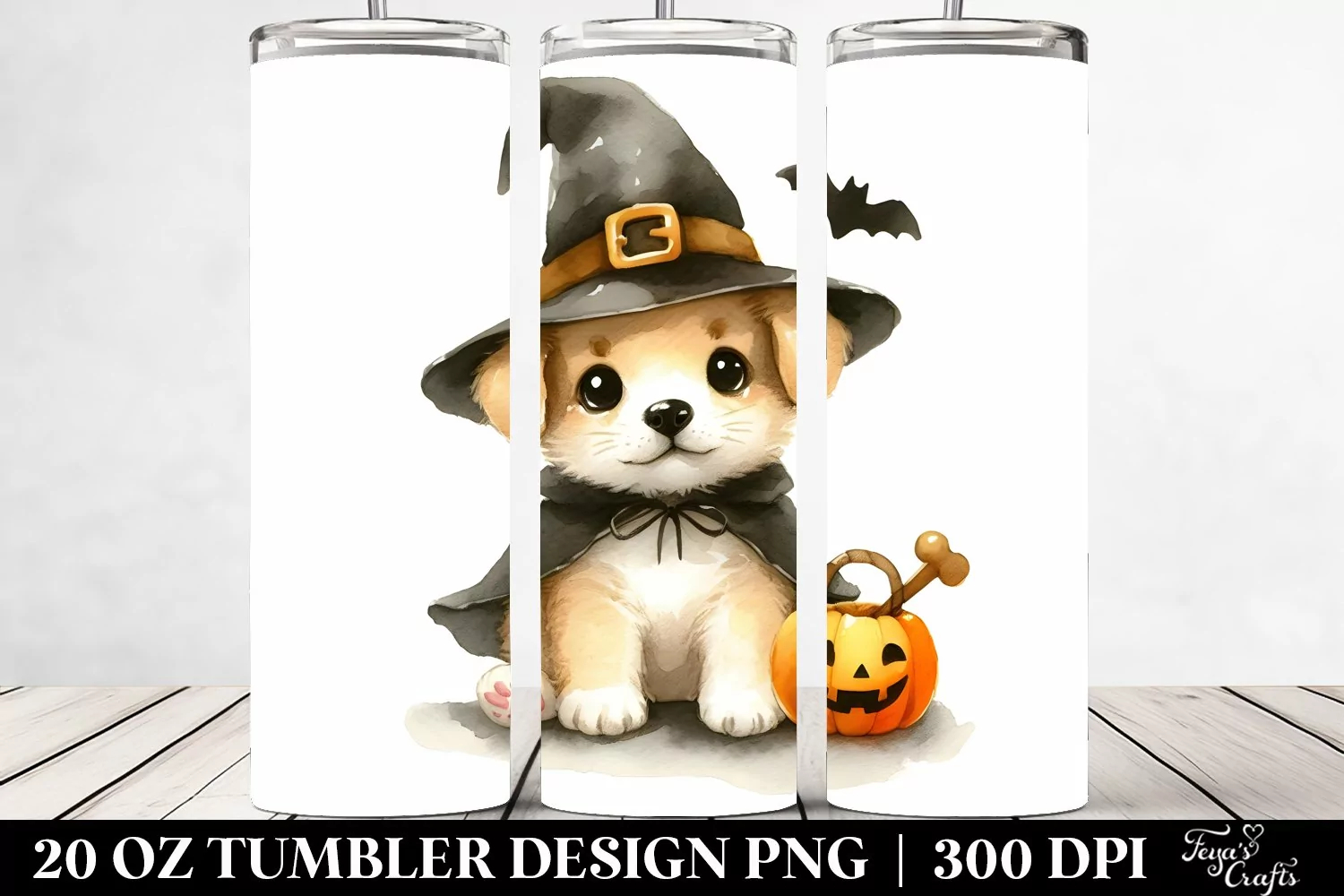 Cute Baby Puppy Halloween 20 Oz Tumbler product image 1