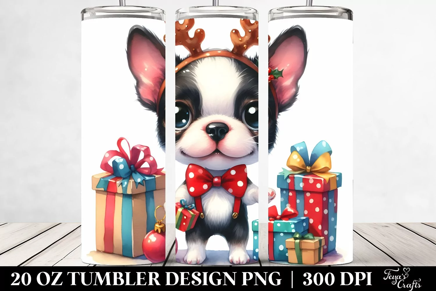 Enthusiastic Baby Border Collie, Transparent 20 Oz Tumbler product image 1