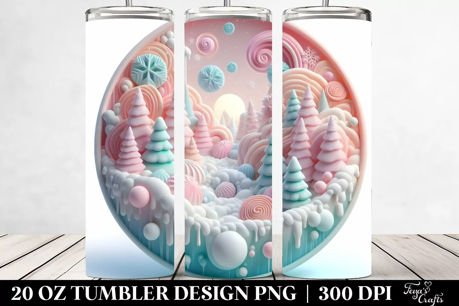 Martzipan Winter Scene Clipart product image 1