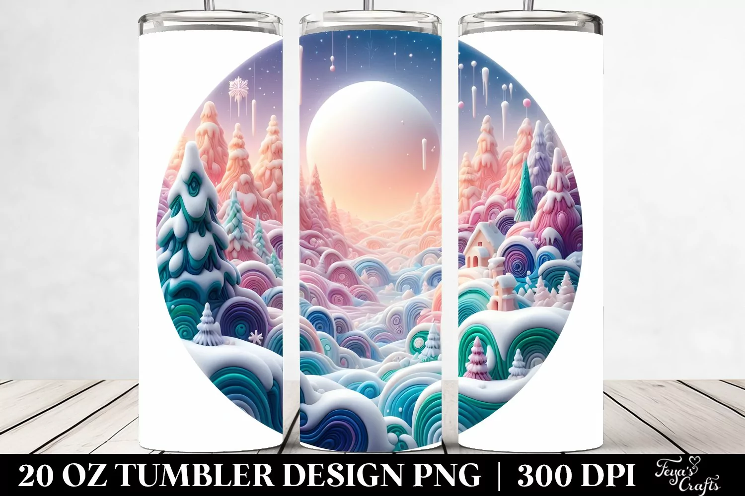 Martzipan Winter Scene Clipart product image 1