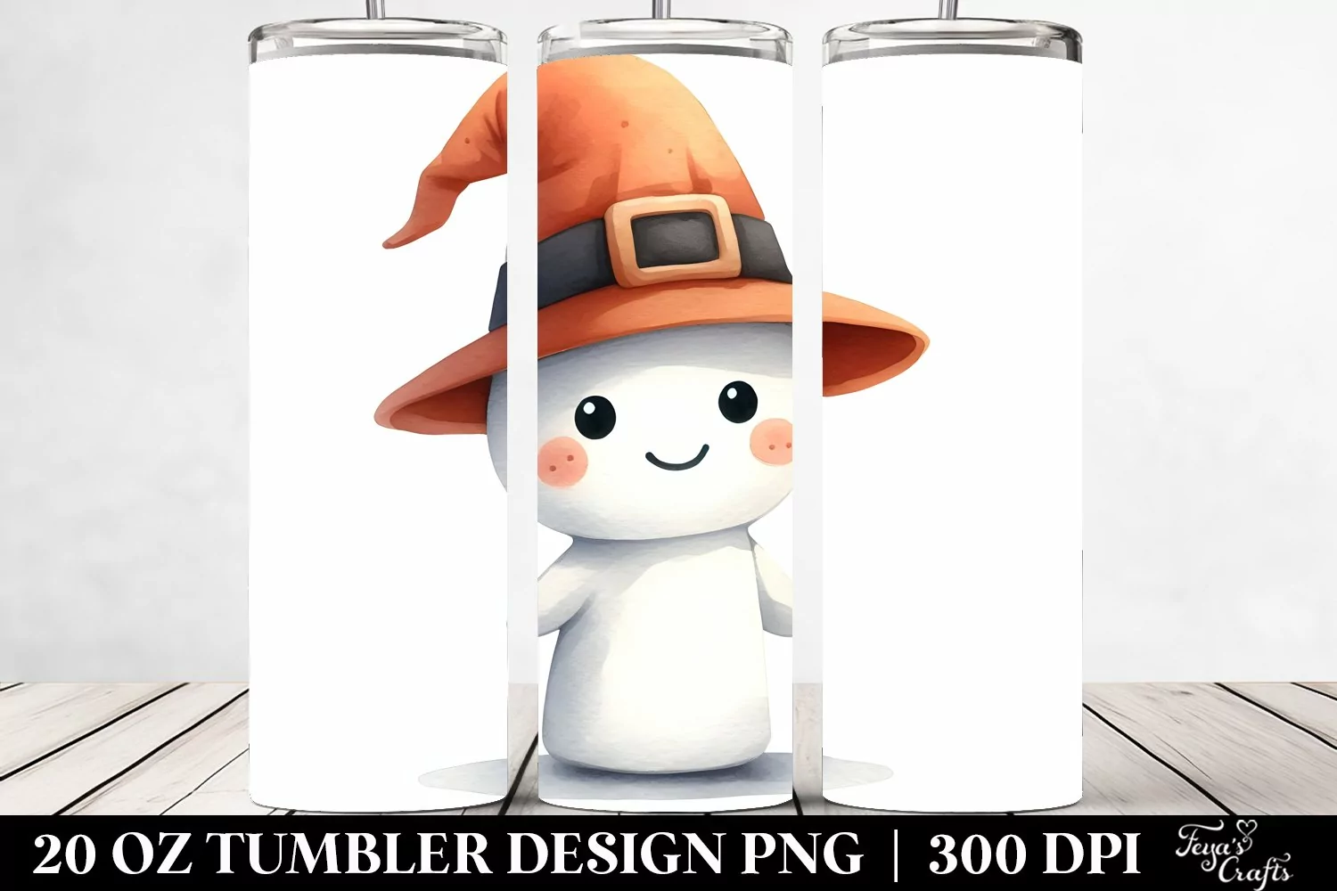 Simple Funny Hat Halloween Clipart, Transparent 20 Oz product image 1