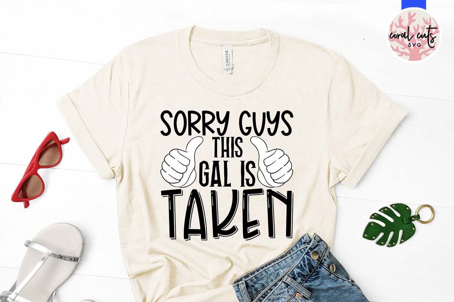 Sorry guys this gal is taken - Wedding SVG EPS DXF JPG PNG product image 1