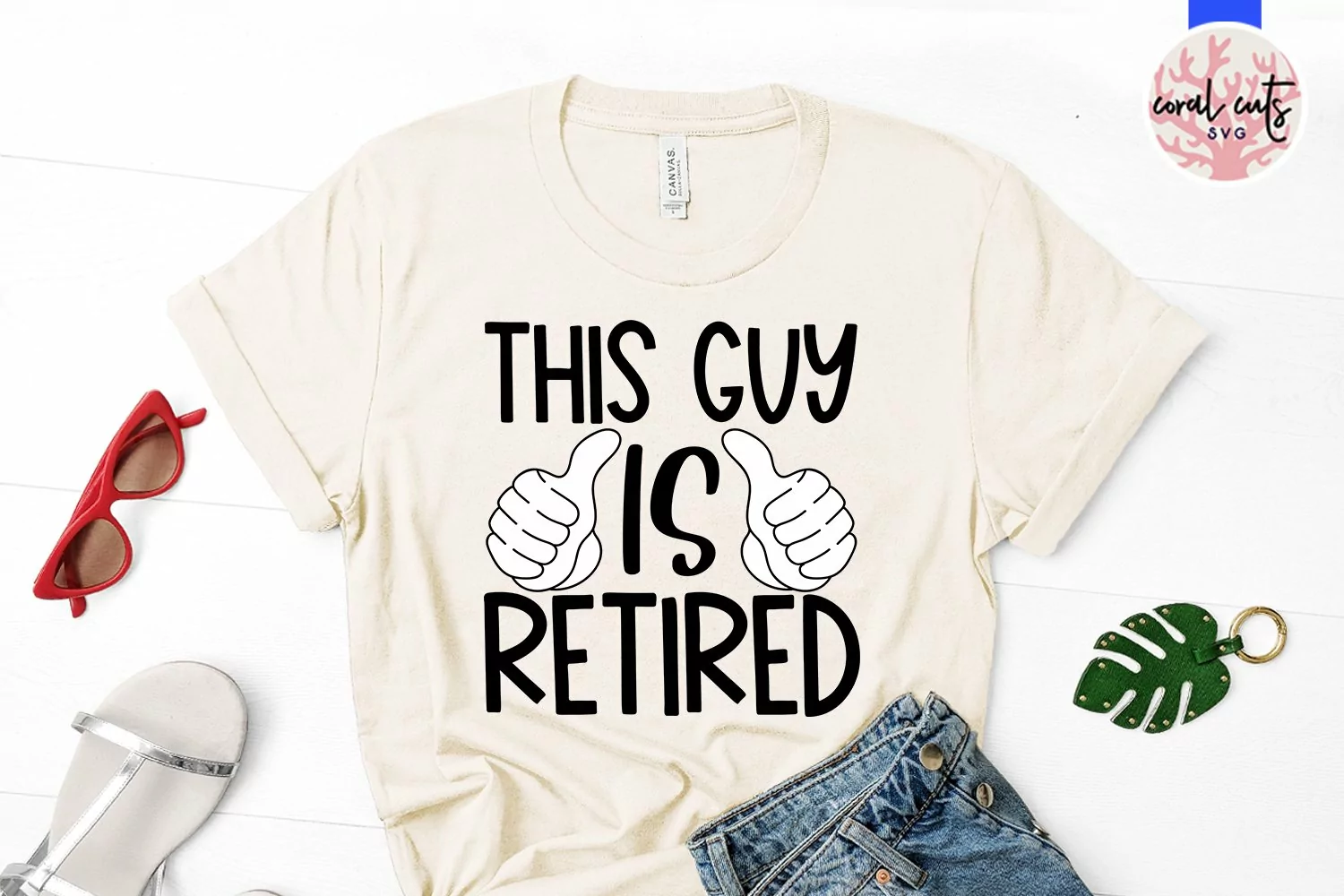 This guy is retired - Retirement SVG EPS DXF PNG product image 1