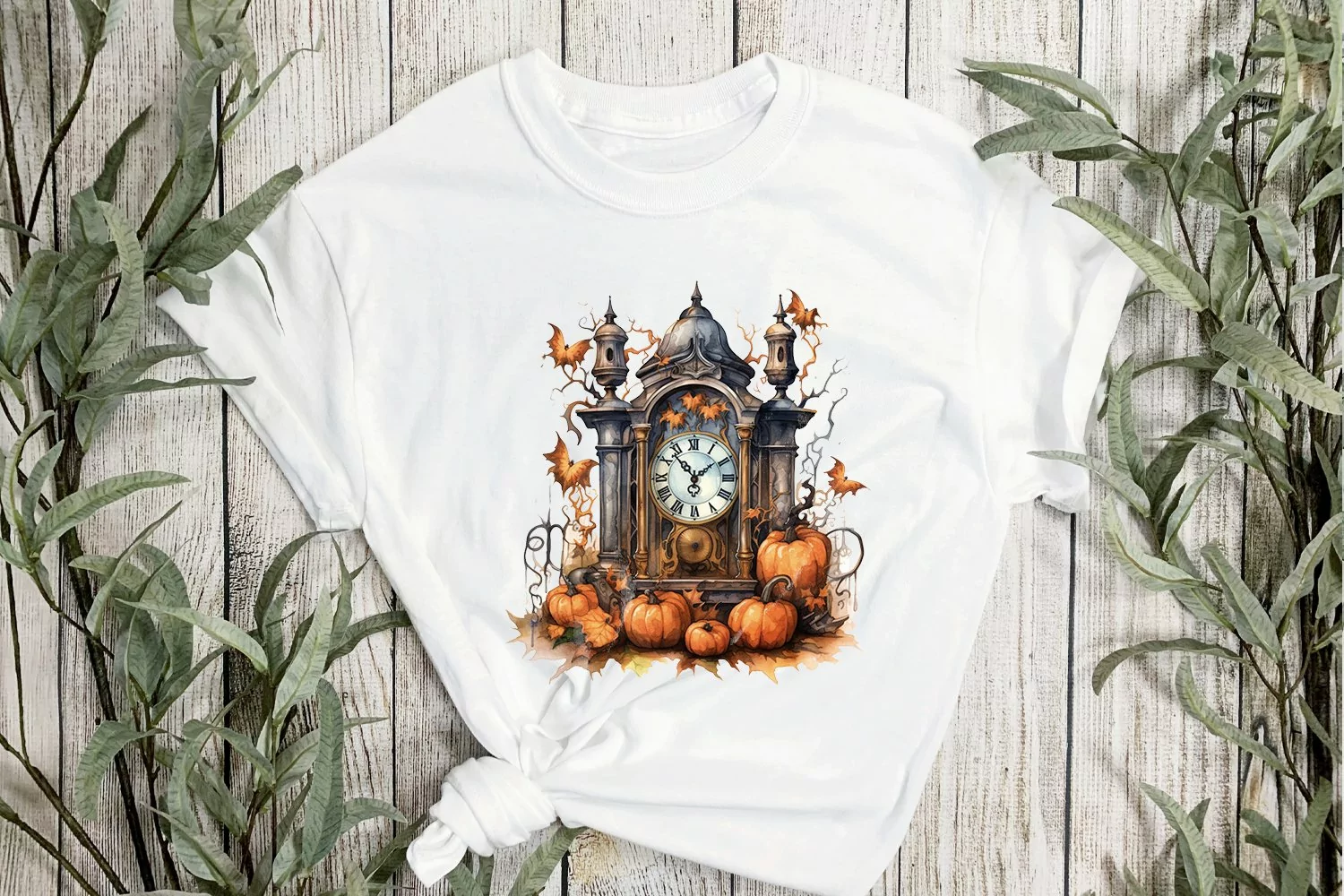 Vintage Halloween Sublimation Clipart product image 1