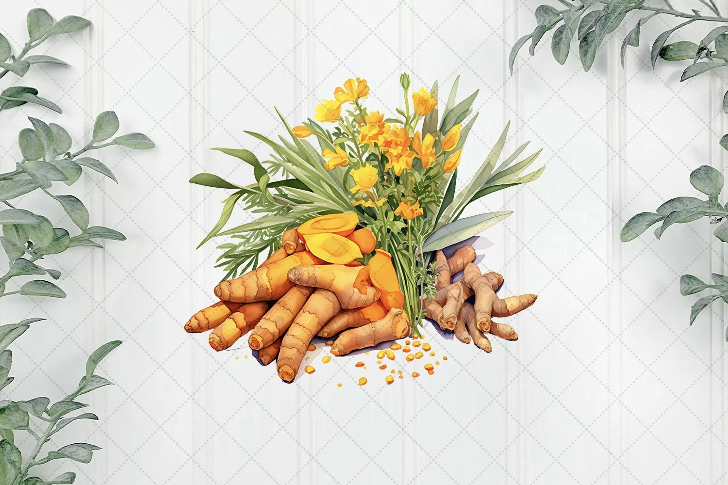 Watercolor Vegetable Collection Clipart product image 1