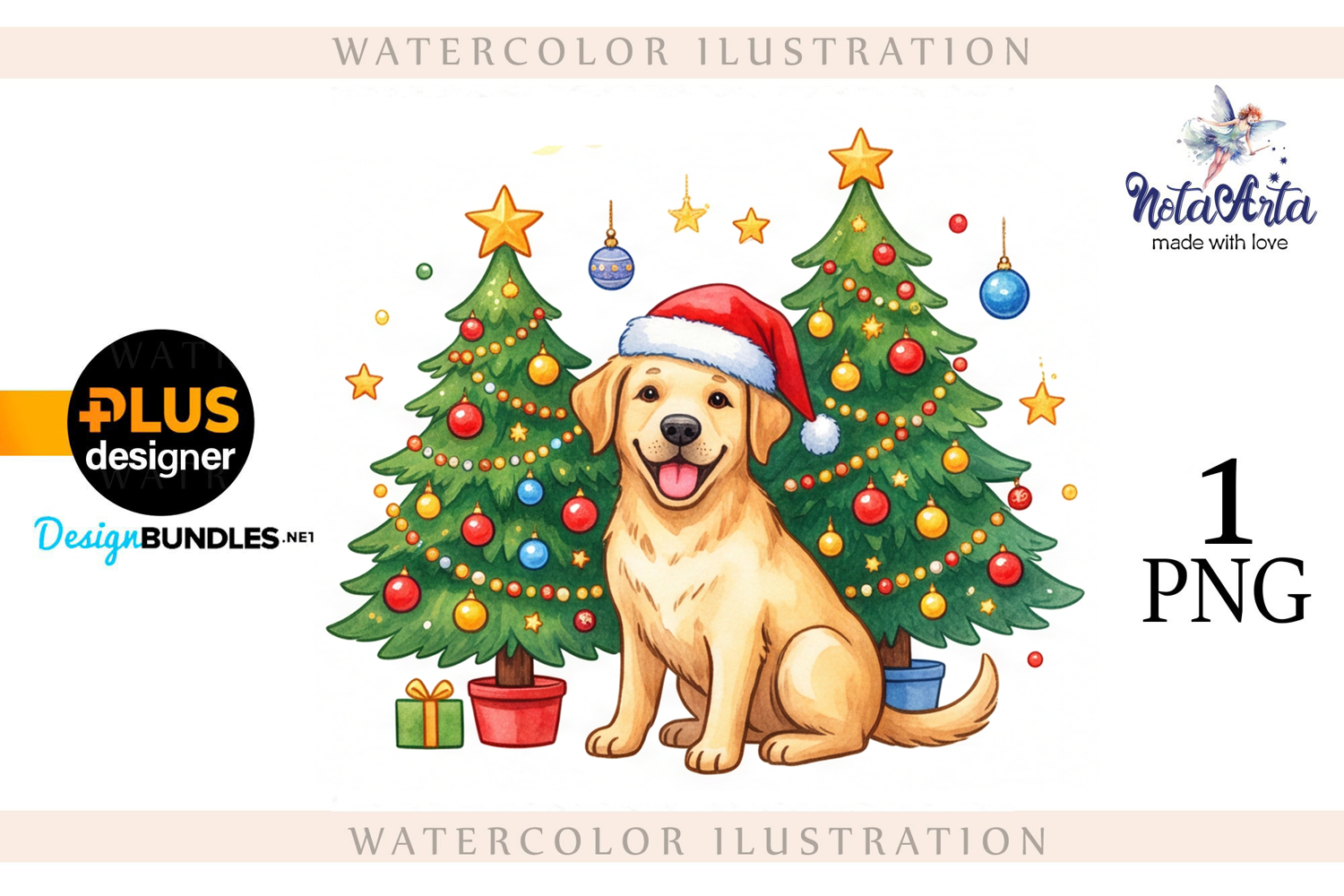 Christmas labrador dogs in a truck, Christmas labrador product image 1