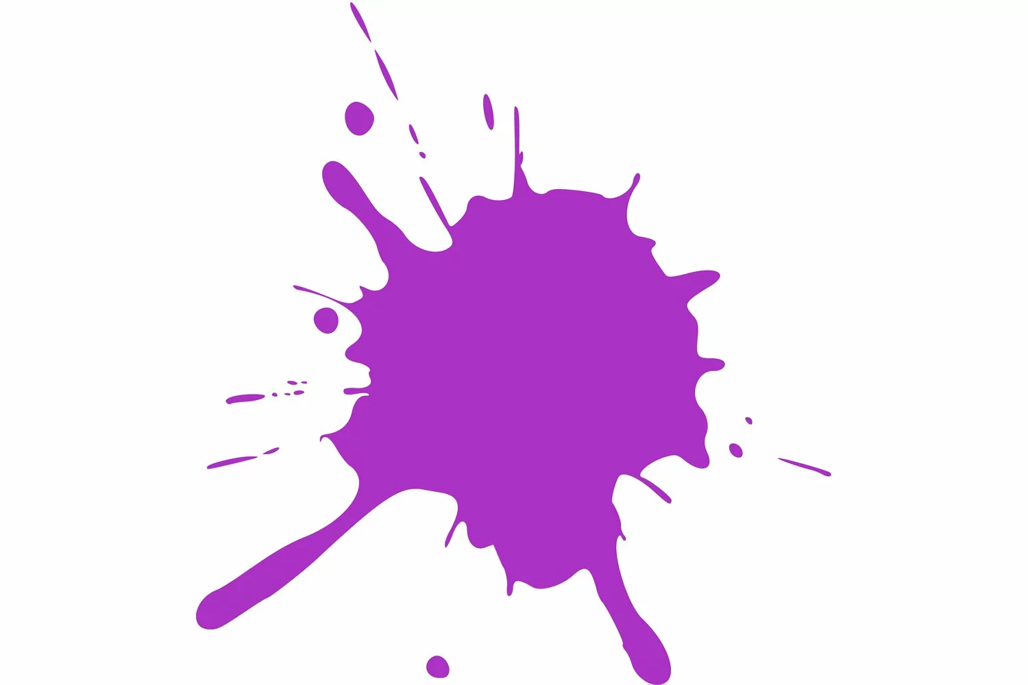 Color paint splatter. Spray paint blot element product image 1