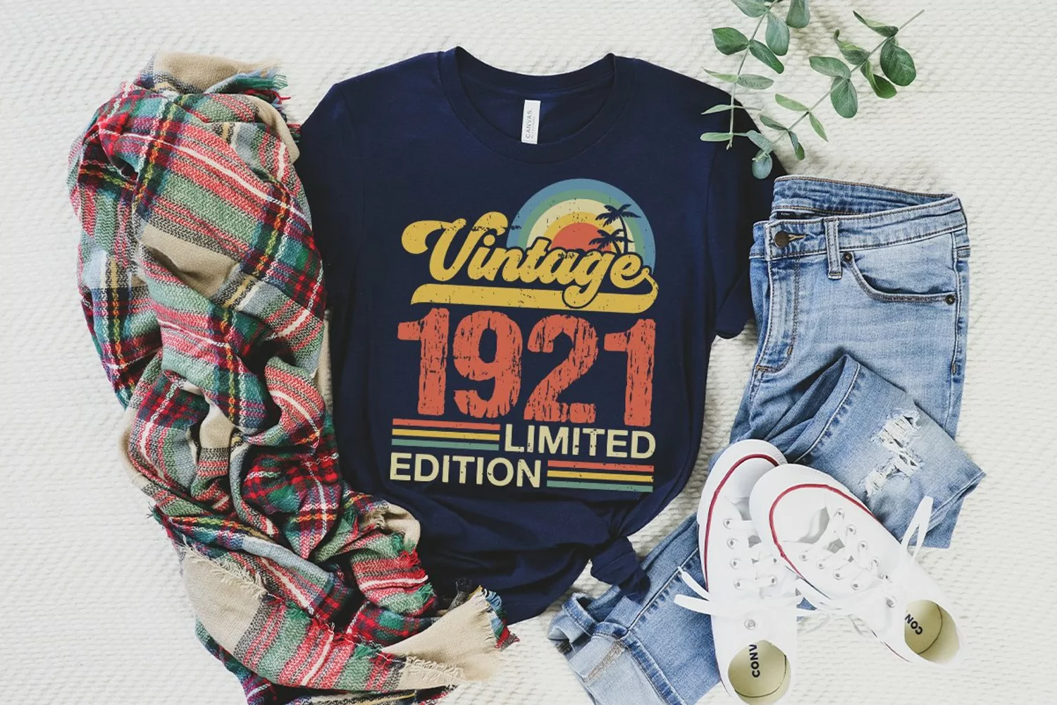 Vintage 1921 Limited edition SVG - 102nd Birthday SVG Tshirt product image 1
