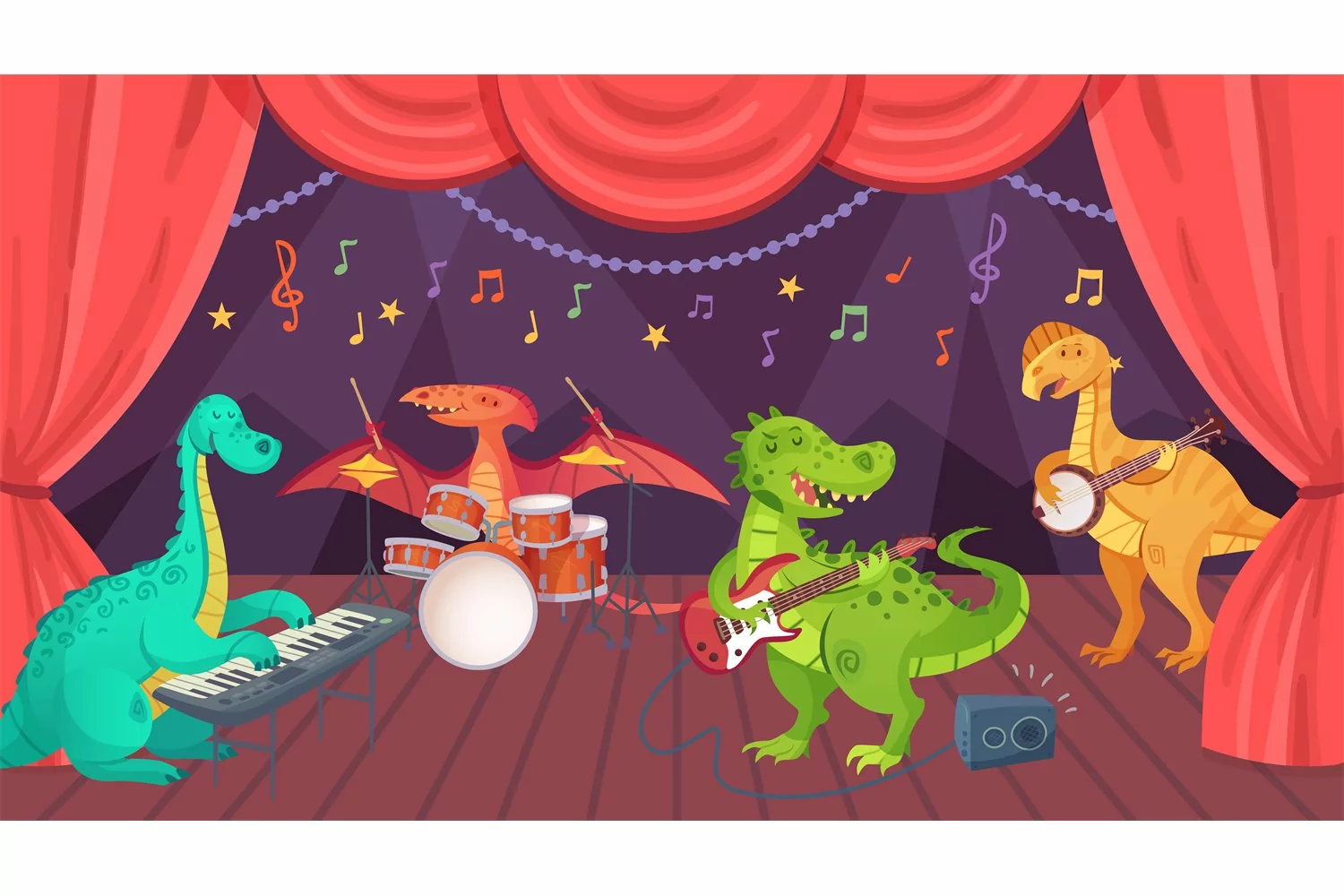 2206 S ST Dinosaur play music on theatre stage product image 1