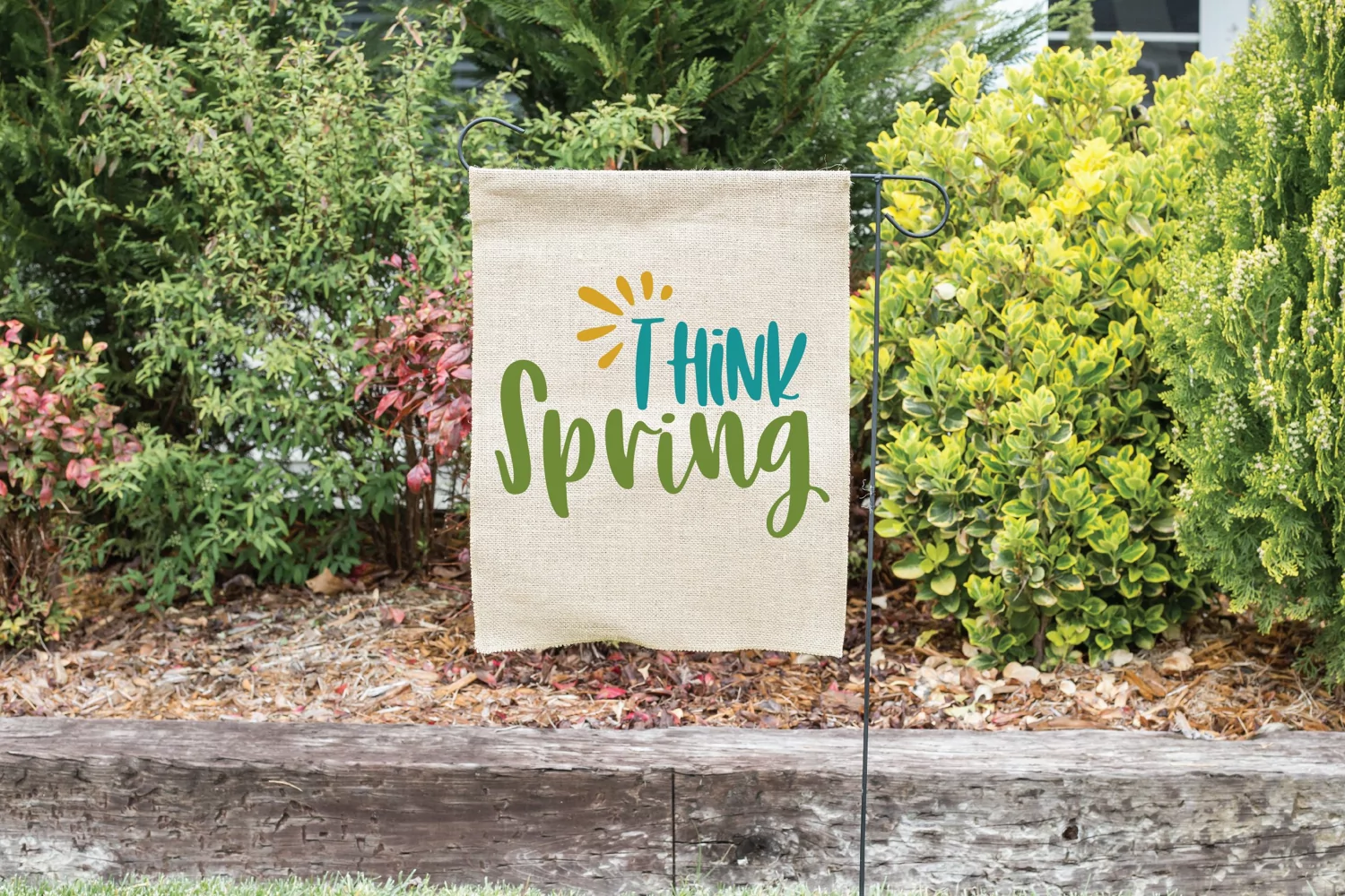 Think Spring SVG Cut File - Spring SVG File product image 1